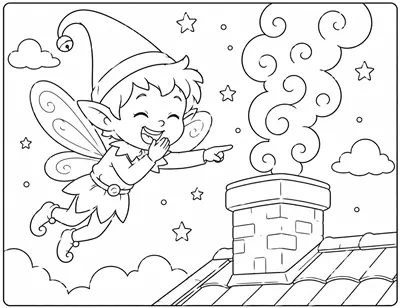 Twirl the Pixie Coloring Sheet