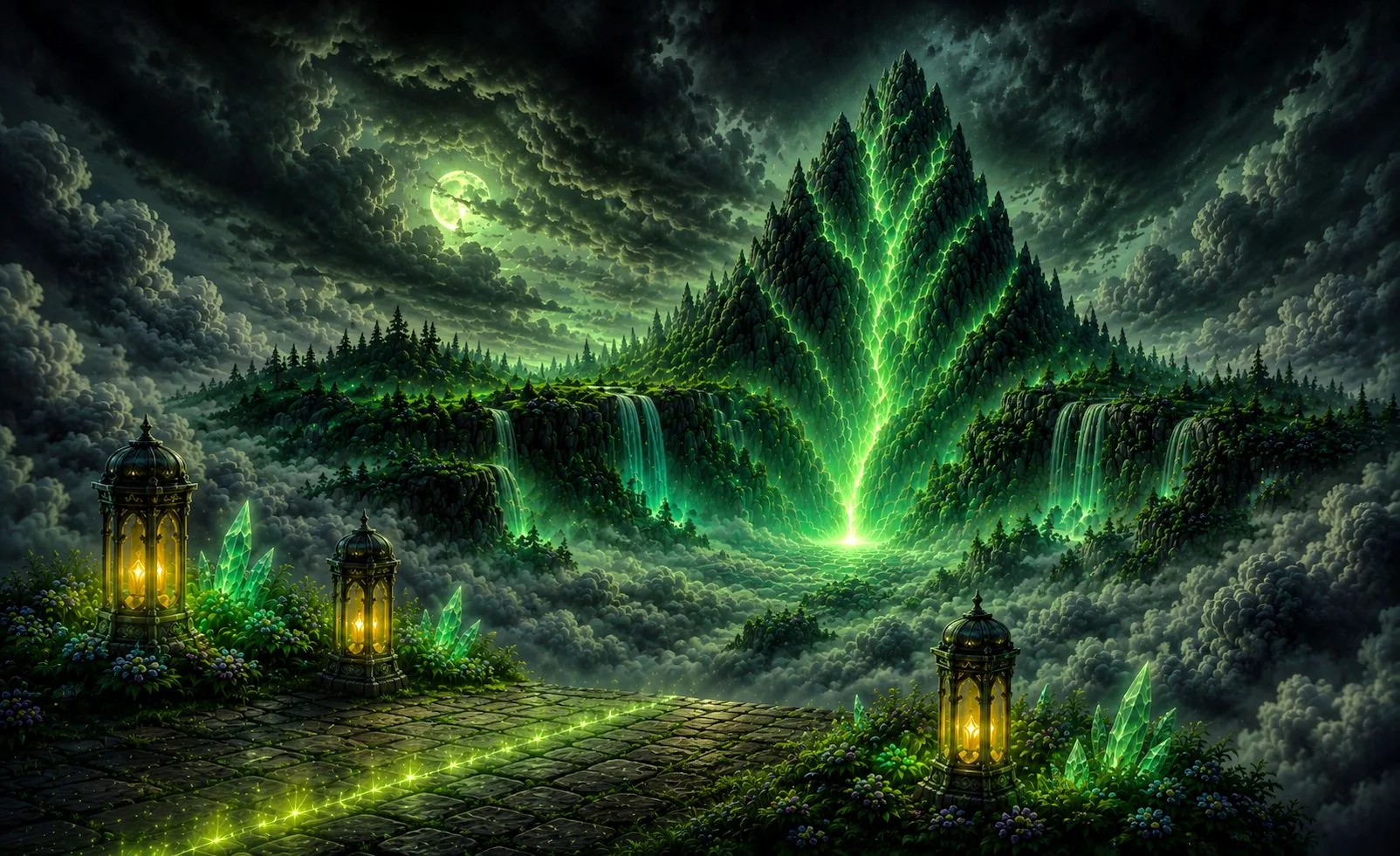 The Veil Beyond, a strange green world wrapped in mist and secrets